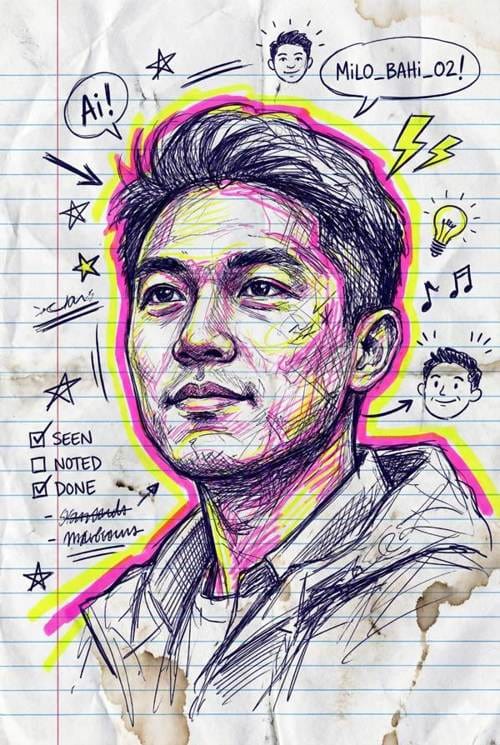 笔记本涂鸦手绘插画风格
