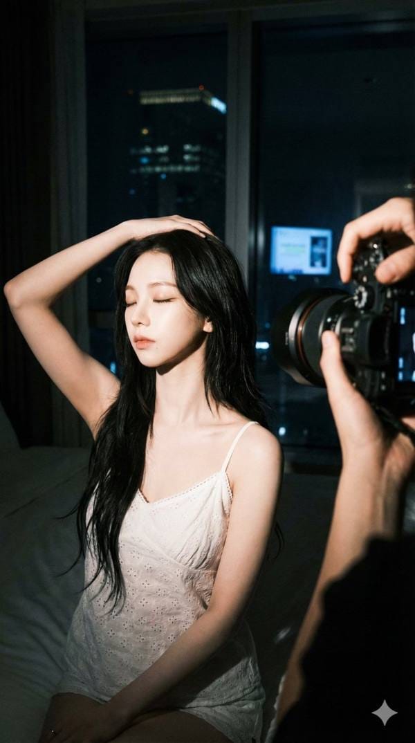 幕后花絮感高对比夜景人像摄影