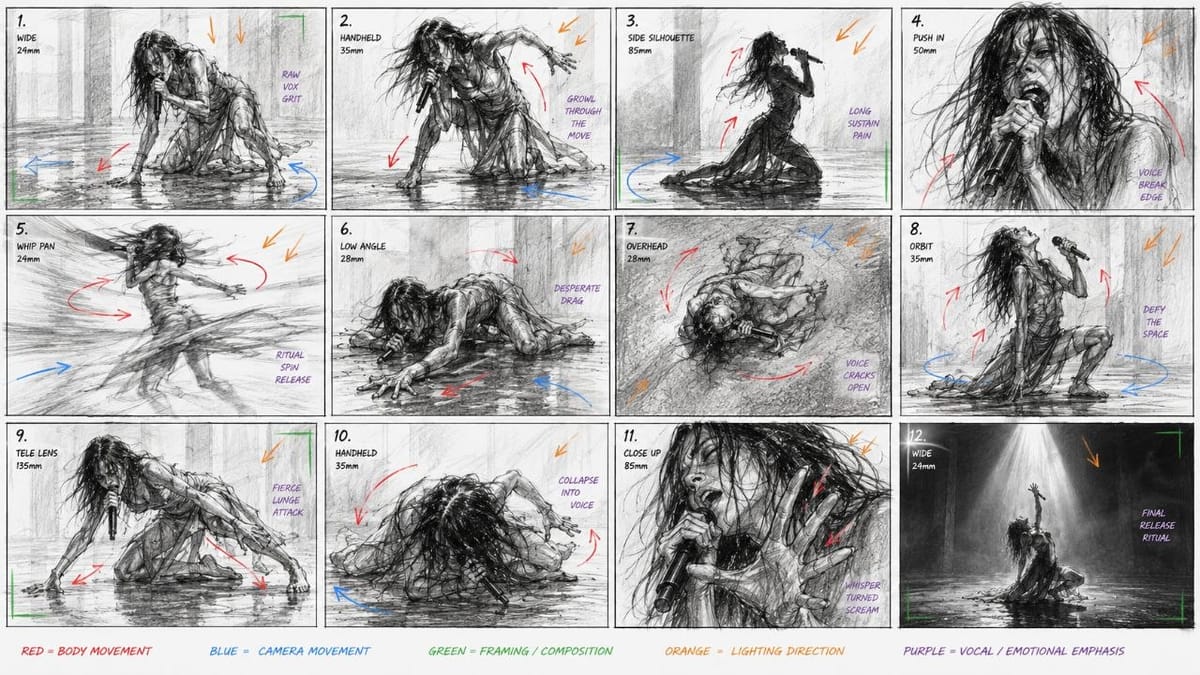 当代舞现场 Storyboard