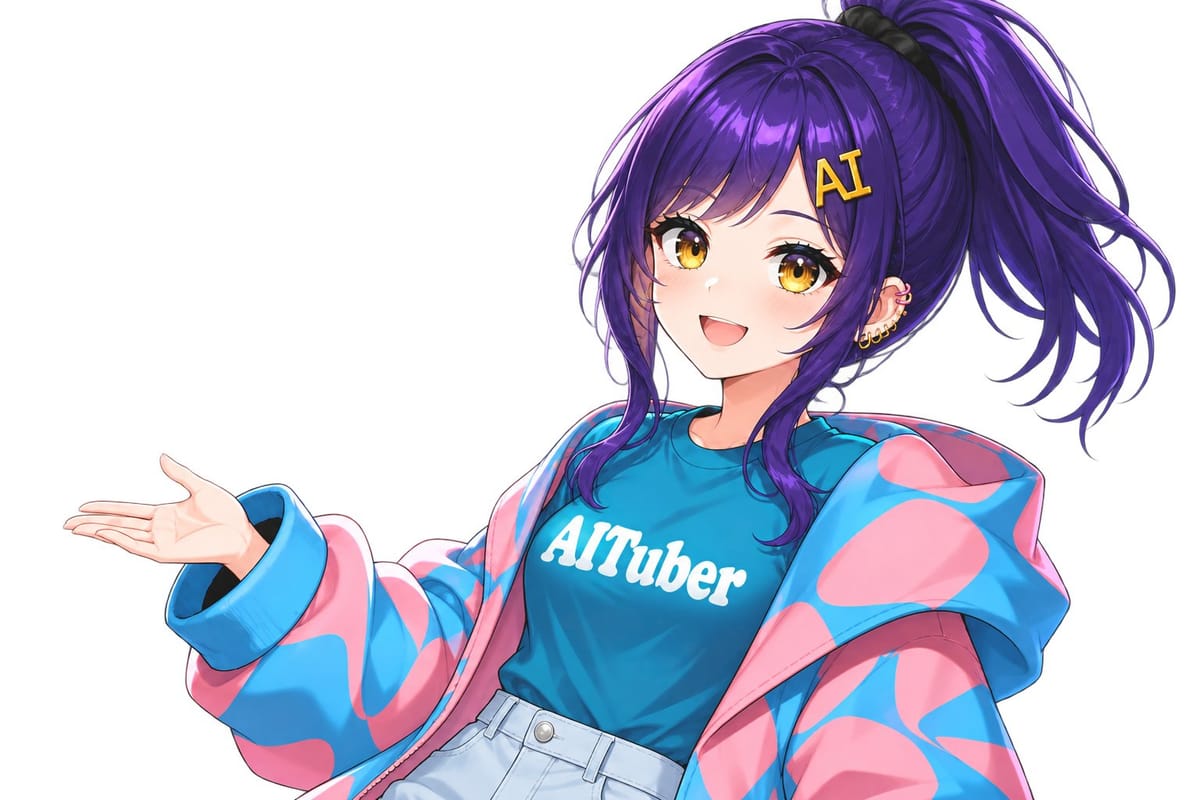 元气满满的 AI-Tuber 动漫少女