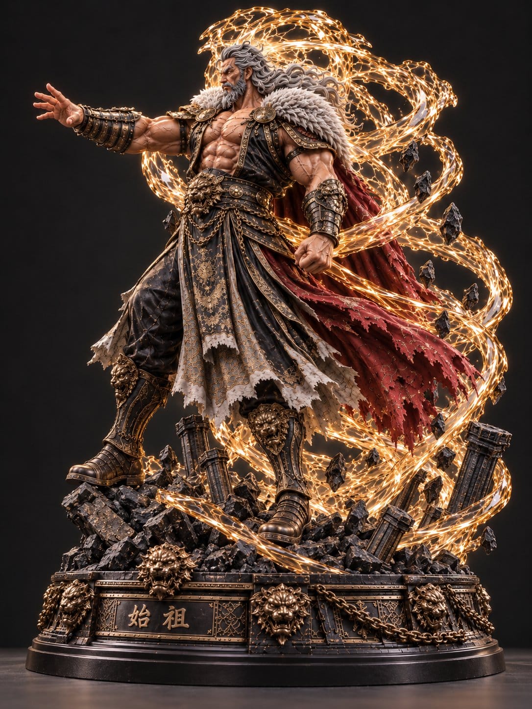 神话战士雕像