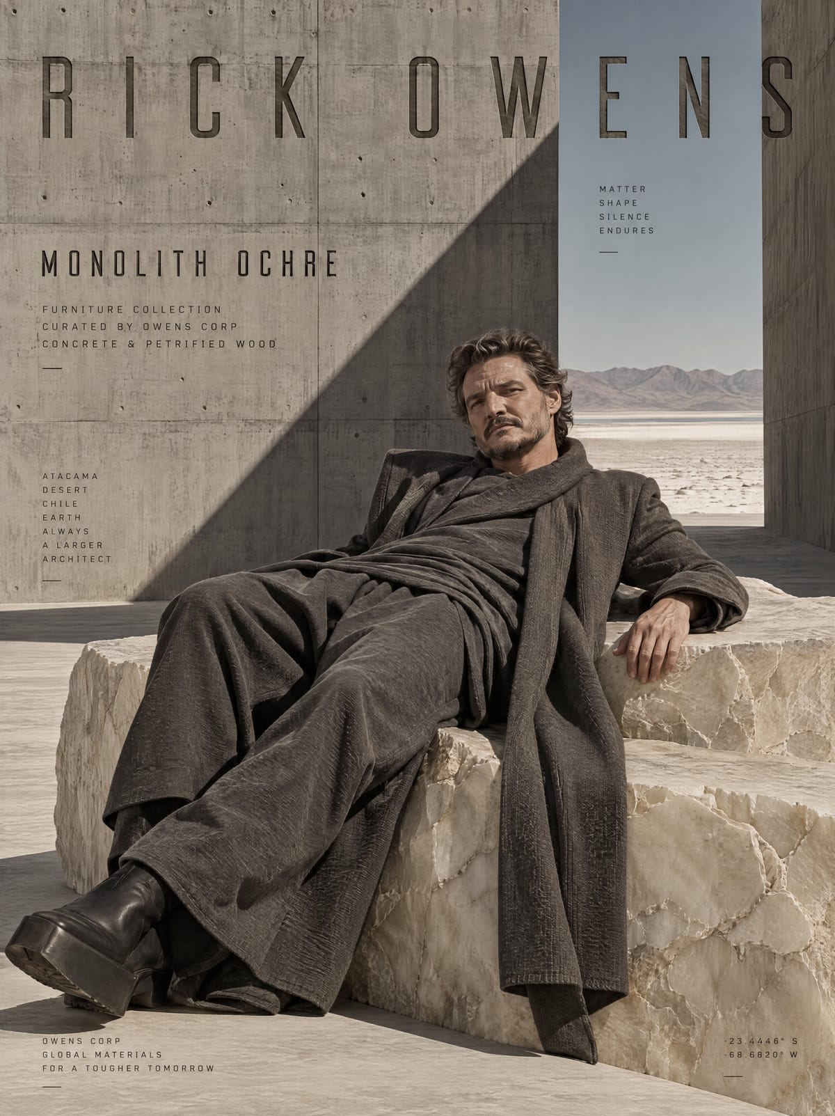 Brutalist Monolithic Architecture Portraits