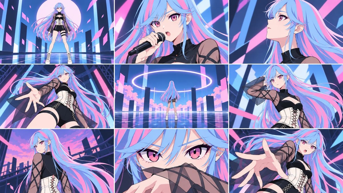 赛博偶像 VTuber 预告片项目