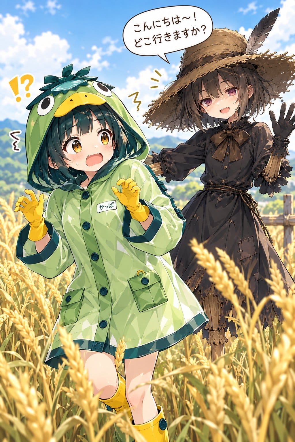河童女孩与稻草人女巫