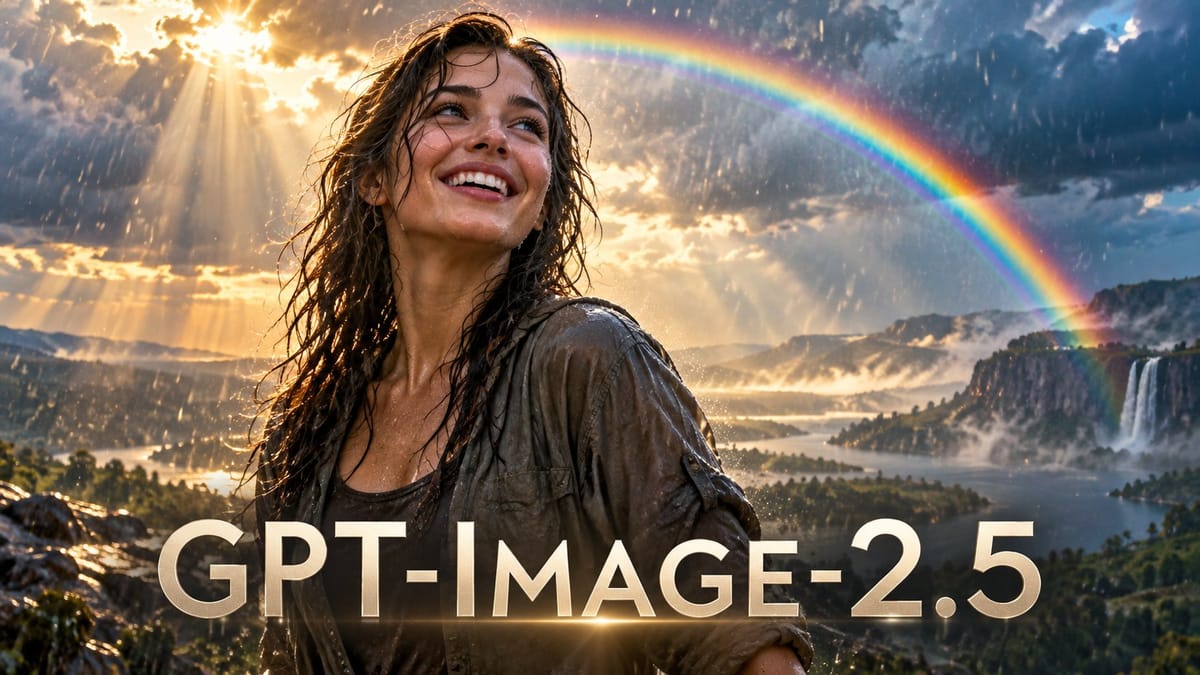 Cinematic GPT-Image 2.5 Announcement