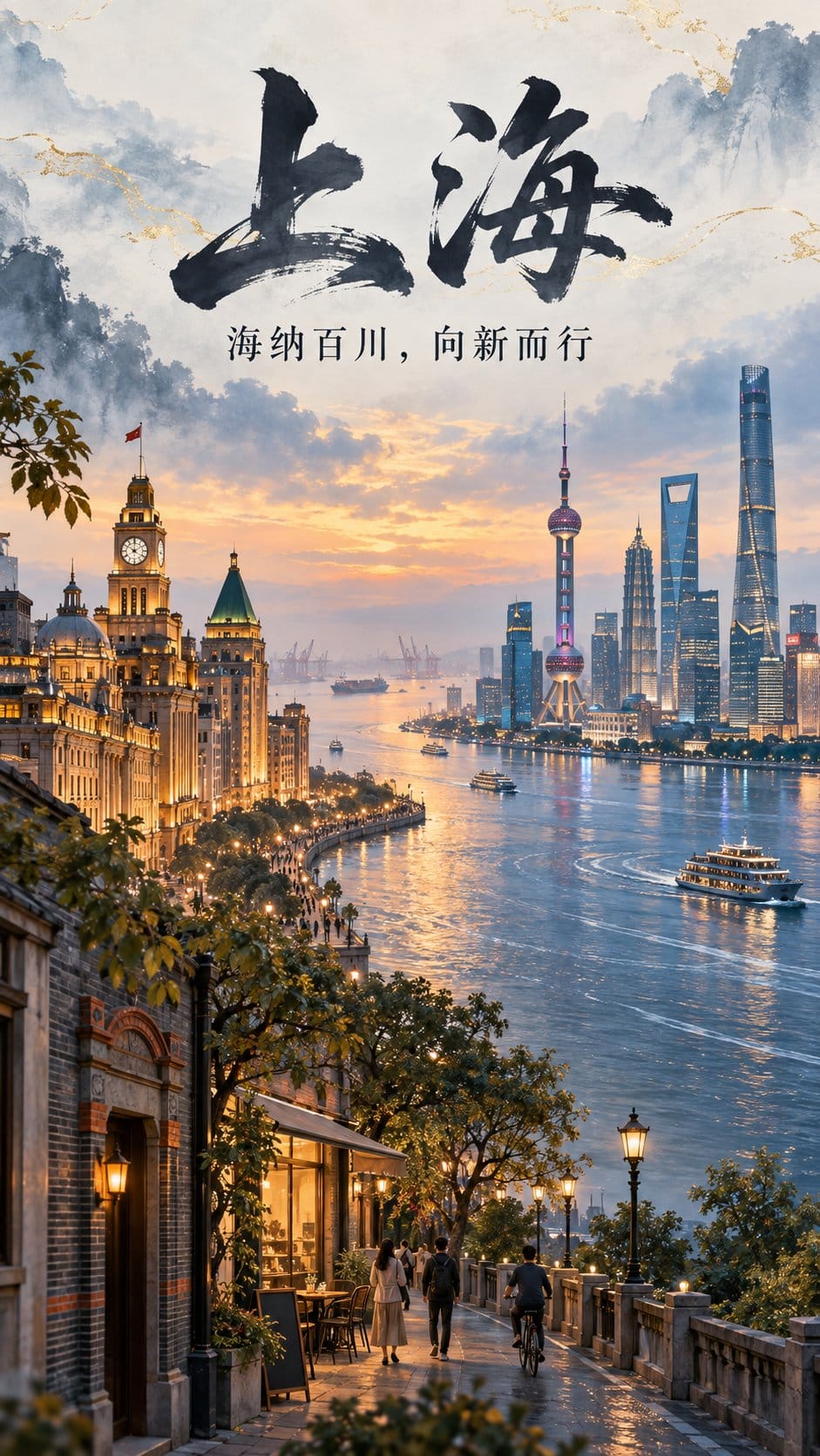 National Style City Promotion Poster