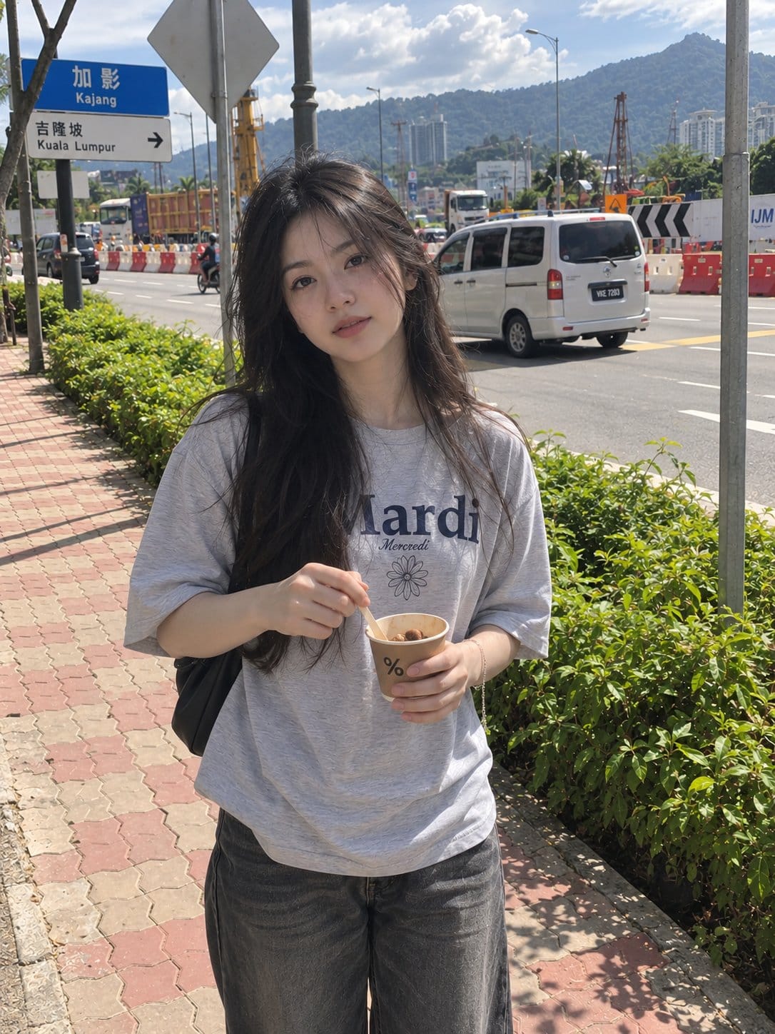 抓拍智能手机照片提示词