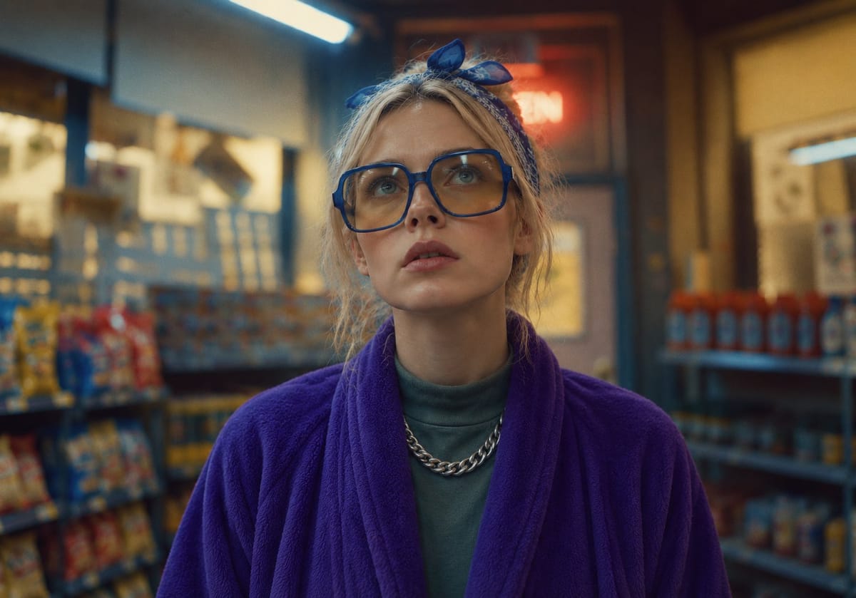Convenience Store Cinematic Portrait