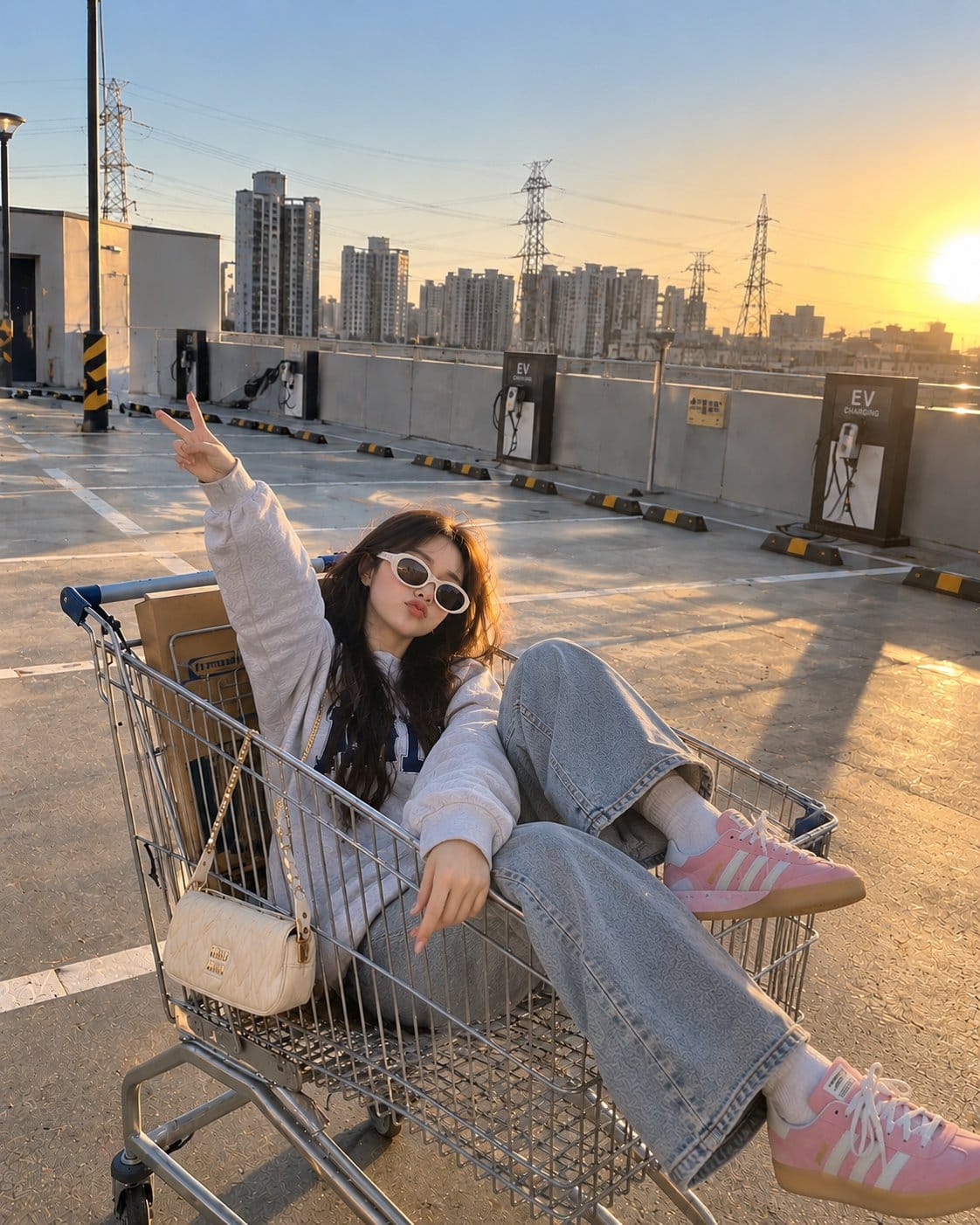 Shopping Cart Parking Garage Lifestyle