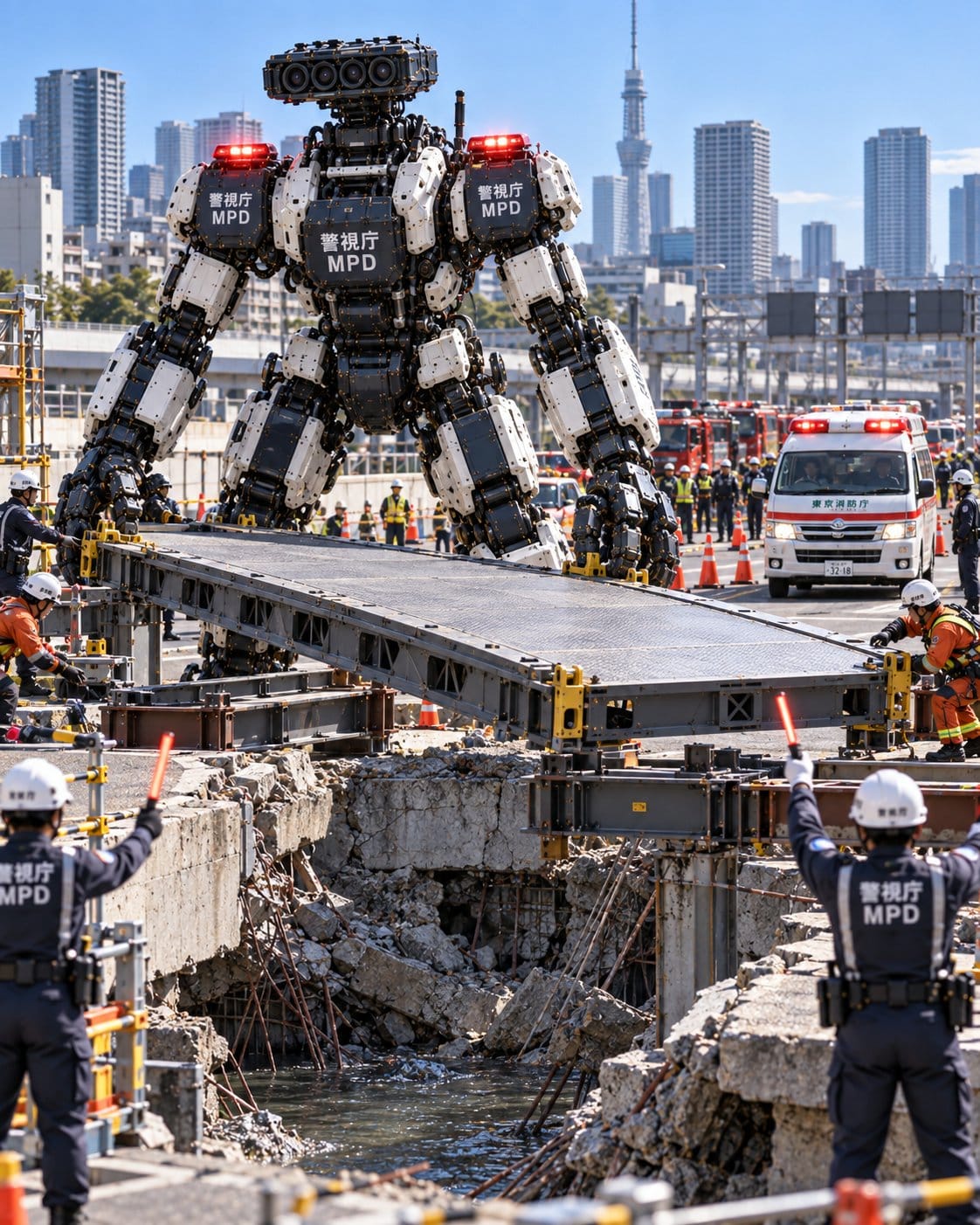 Metropolitan Police Robot Team Prompt