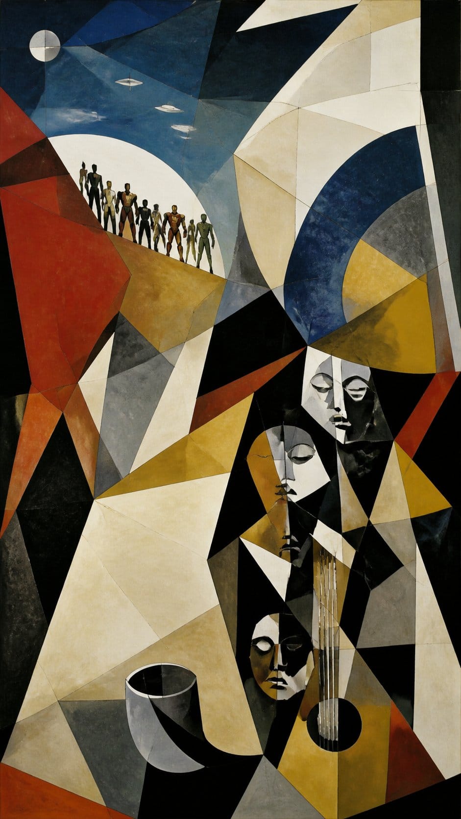 Cubist Abstract Painting