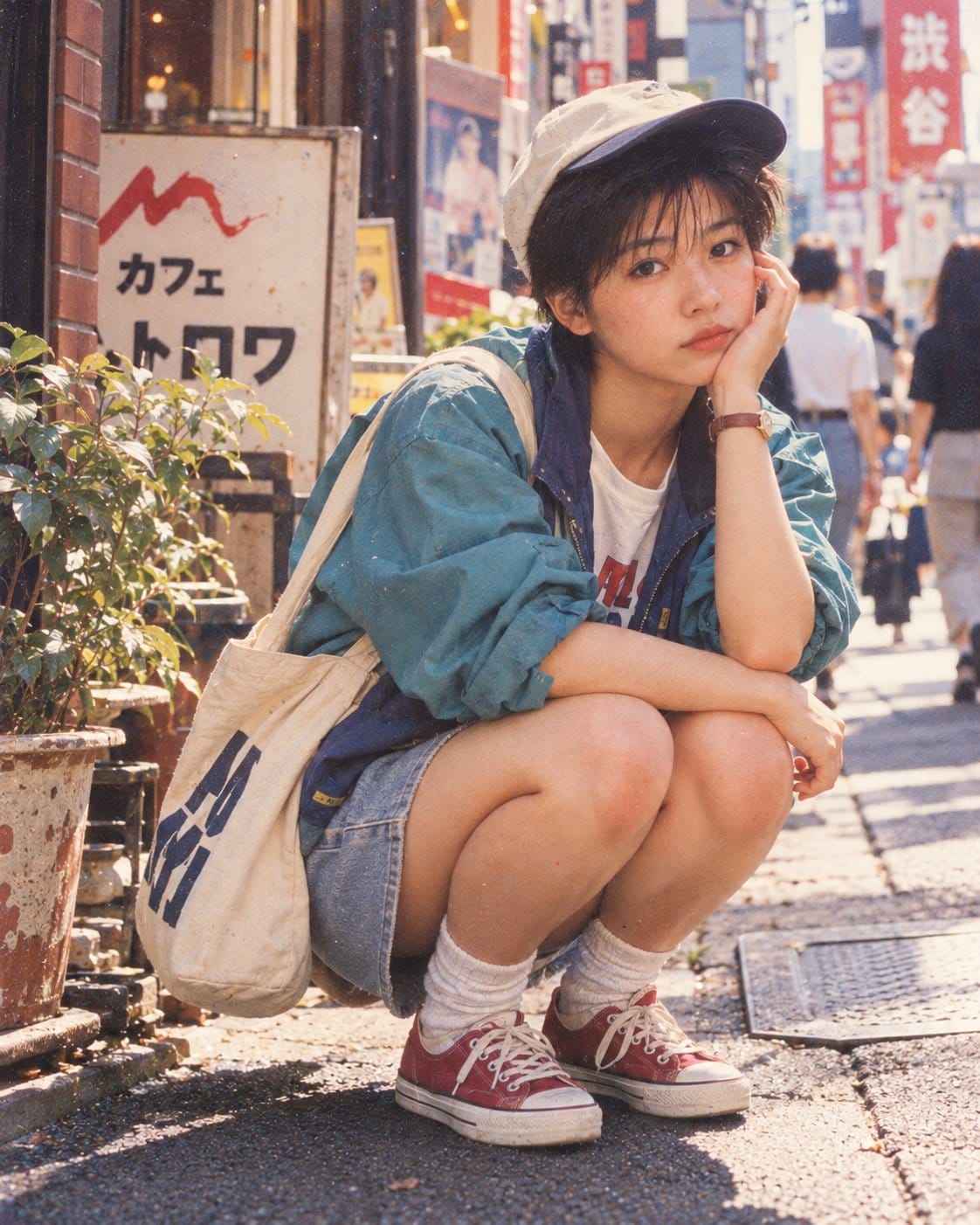 涩谷街头风人像