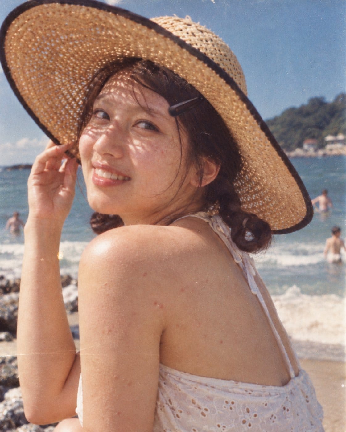 复古海滩人像