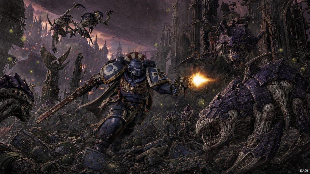Warhammer 40k Space Marine Stand