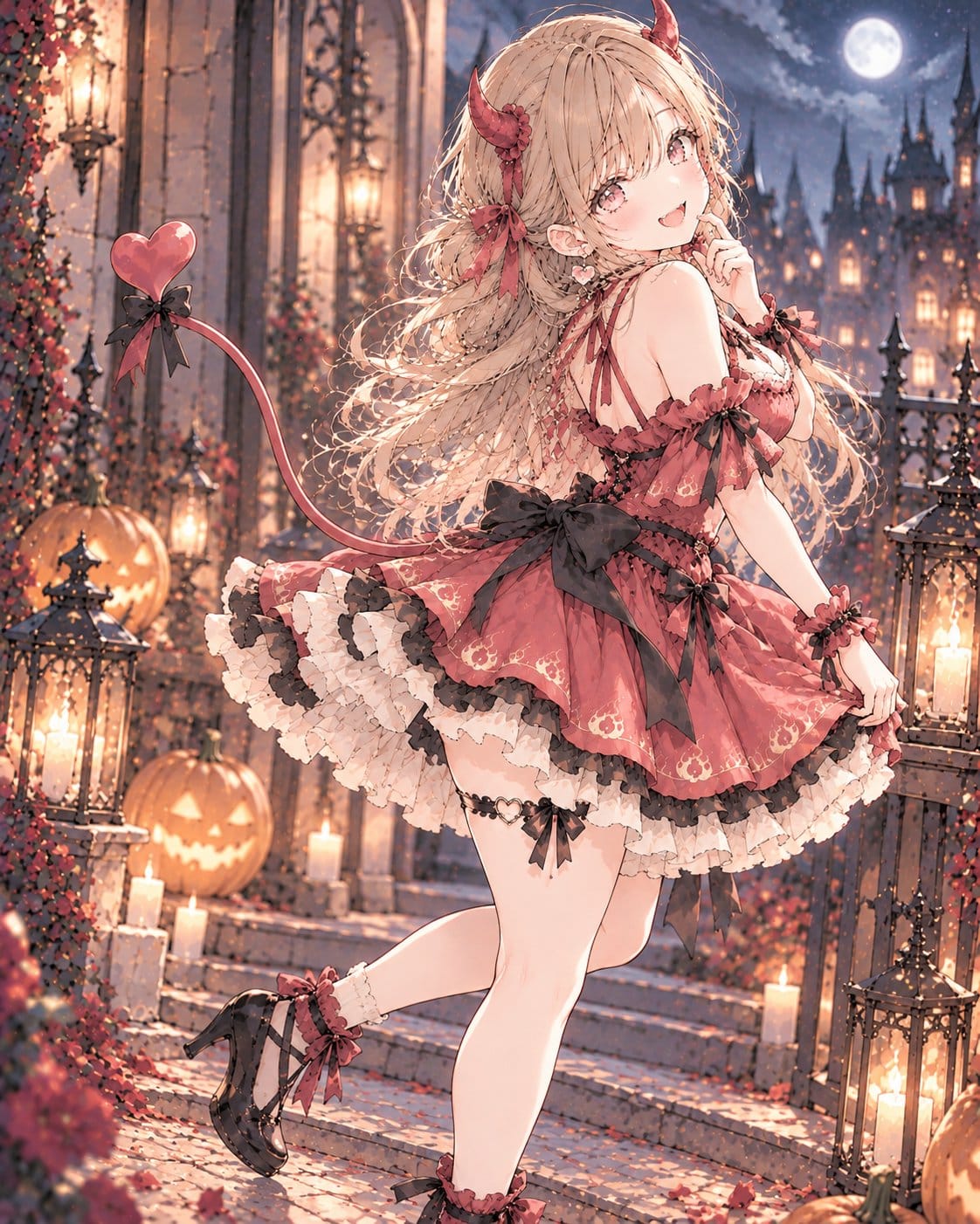 万圣节恶魔裙角色