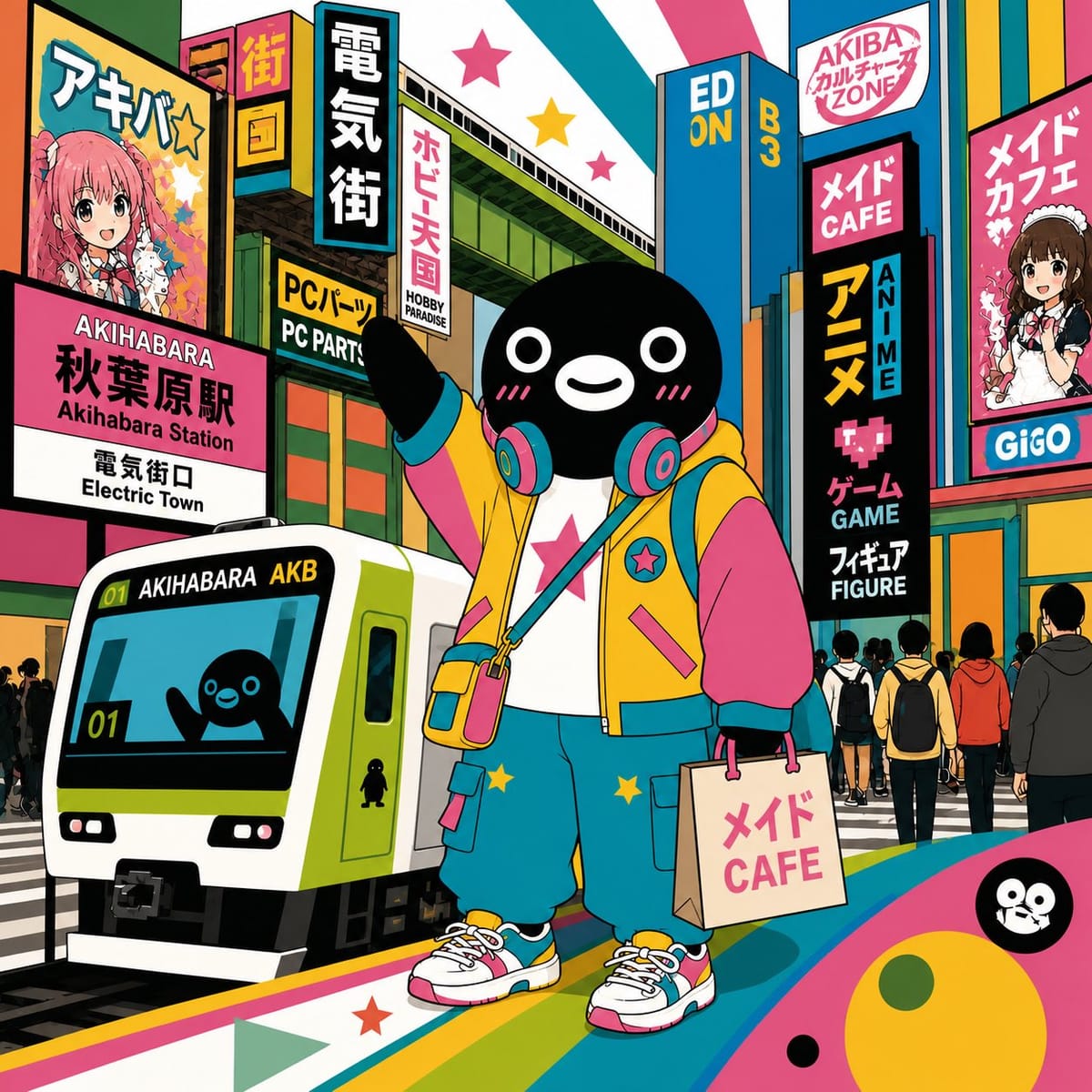 秋叶原的 Suica 企鹅