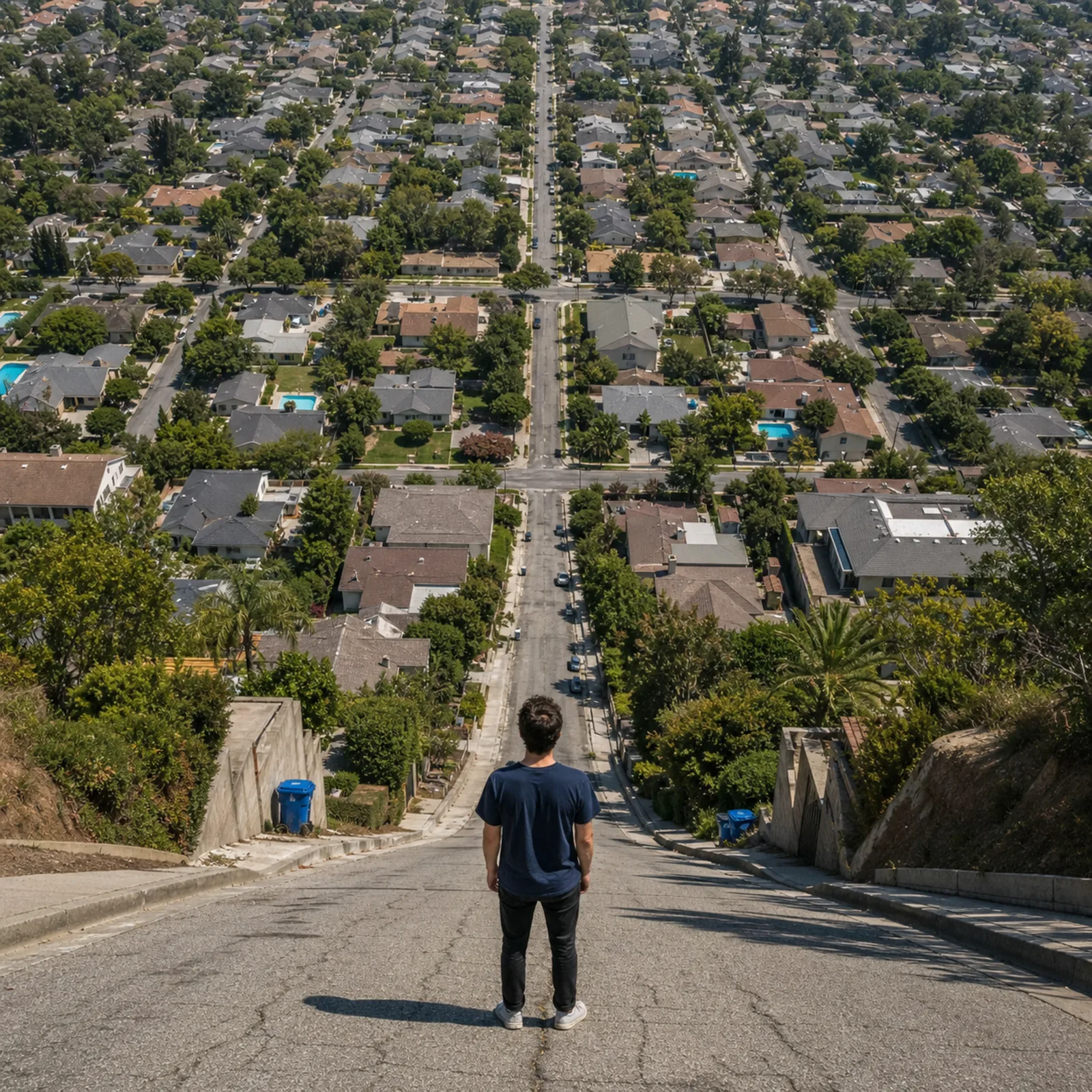 A surreal cinematic photograph of a lone
