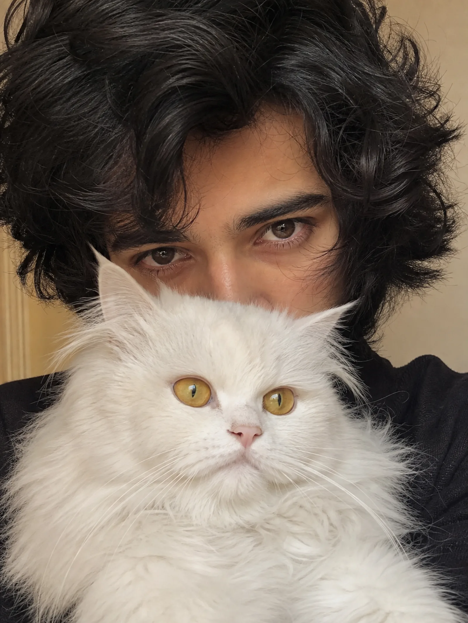 Close-up portrait of a young man Noor wi