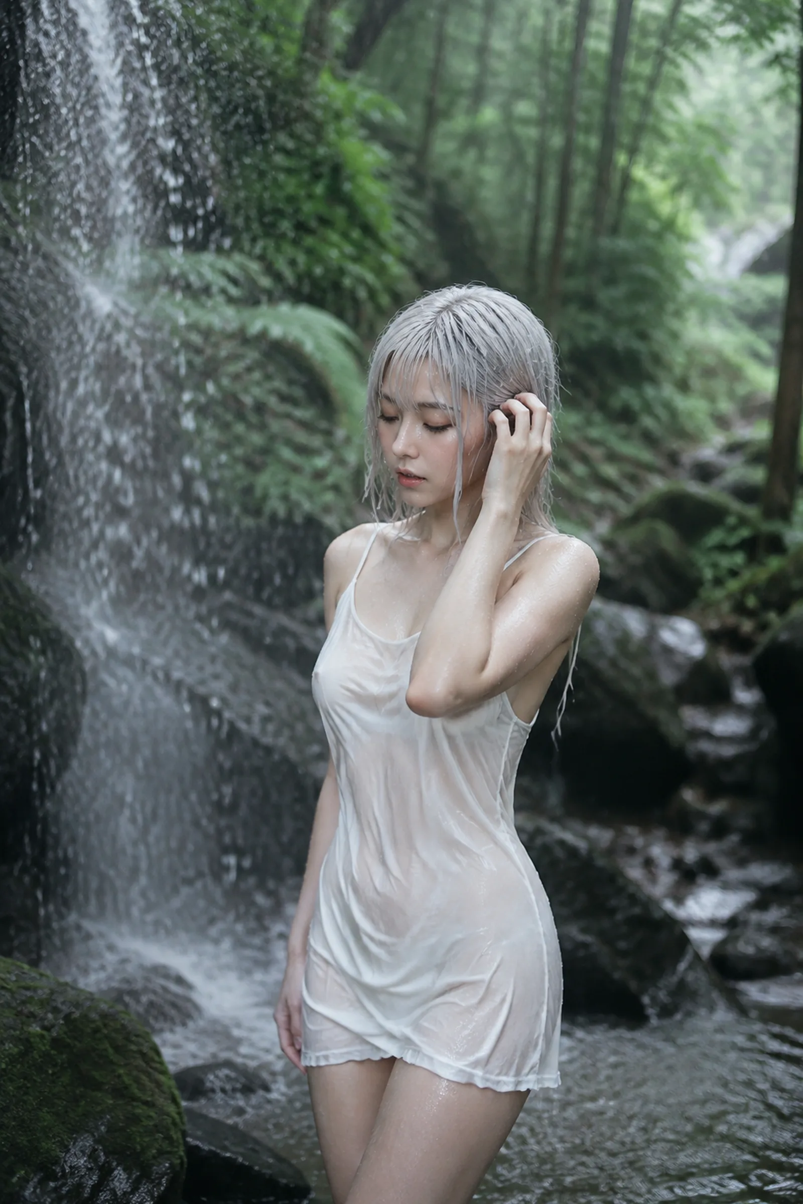 A photorealistic 2:3 vertical fine-art p