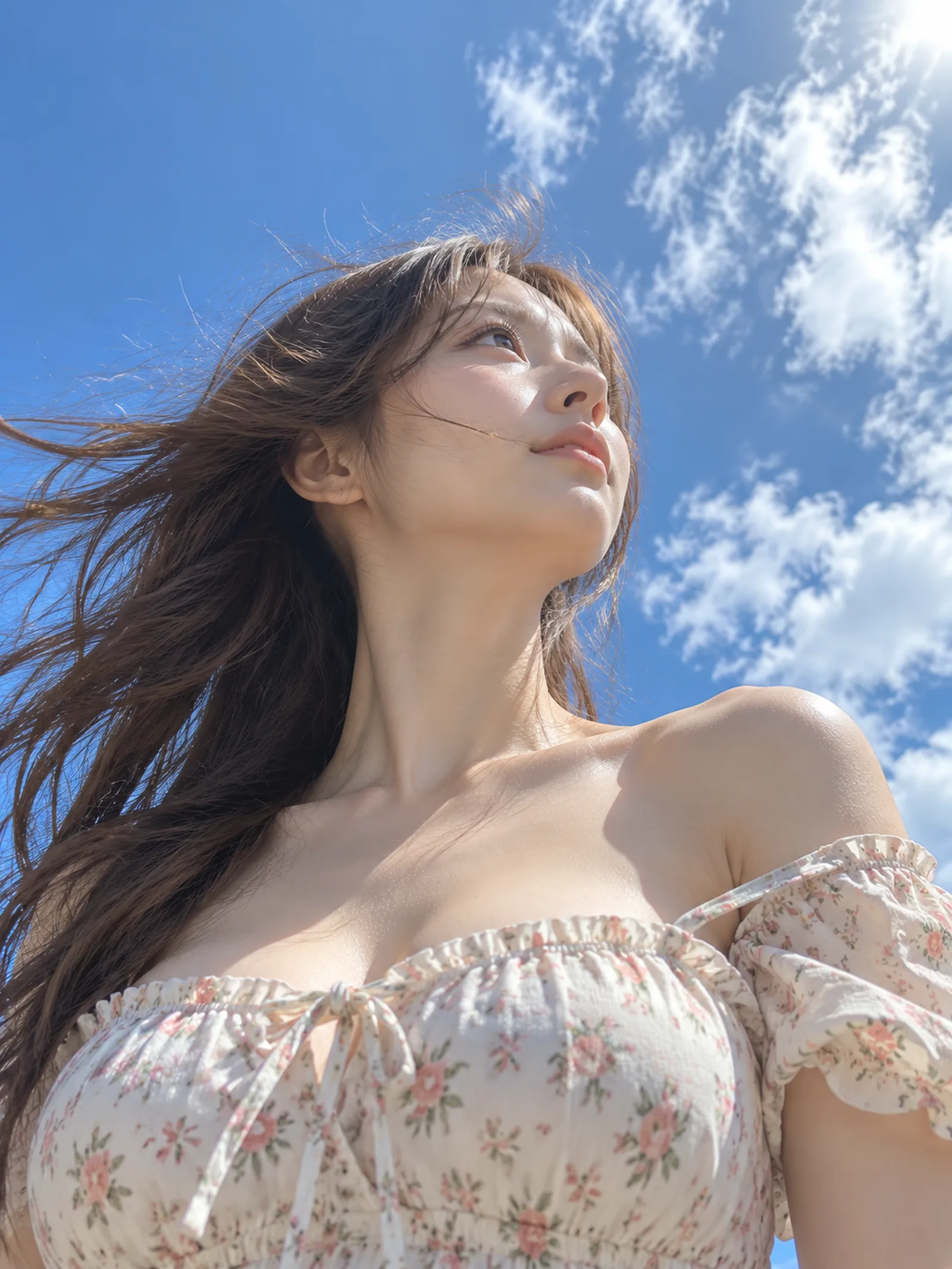 青空へほどける花