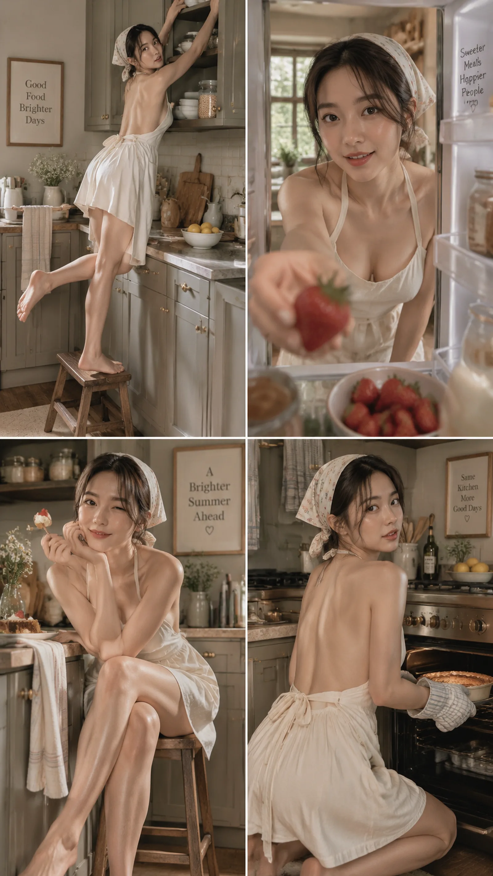 Create a 9:16 photorealistic vintage kit