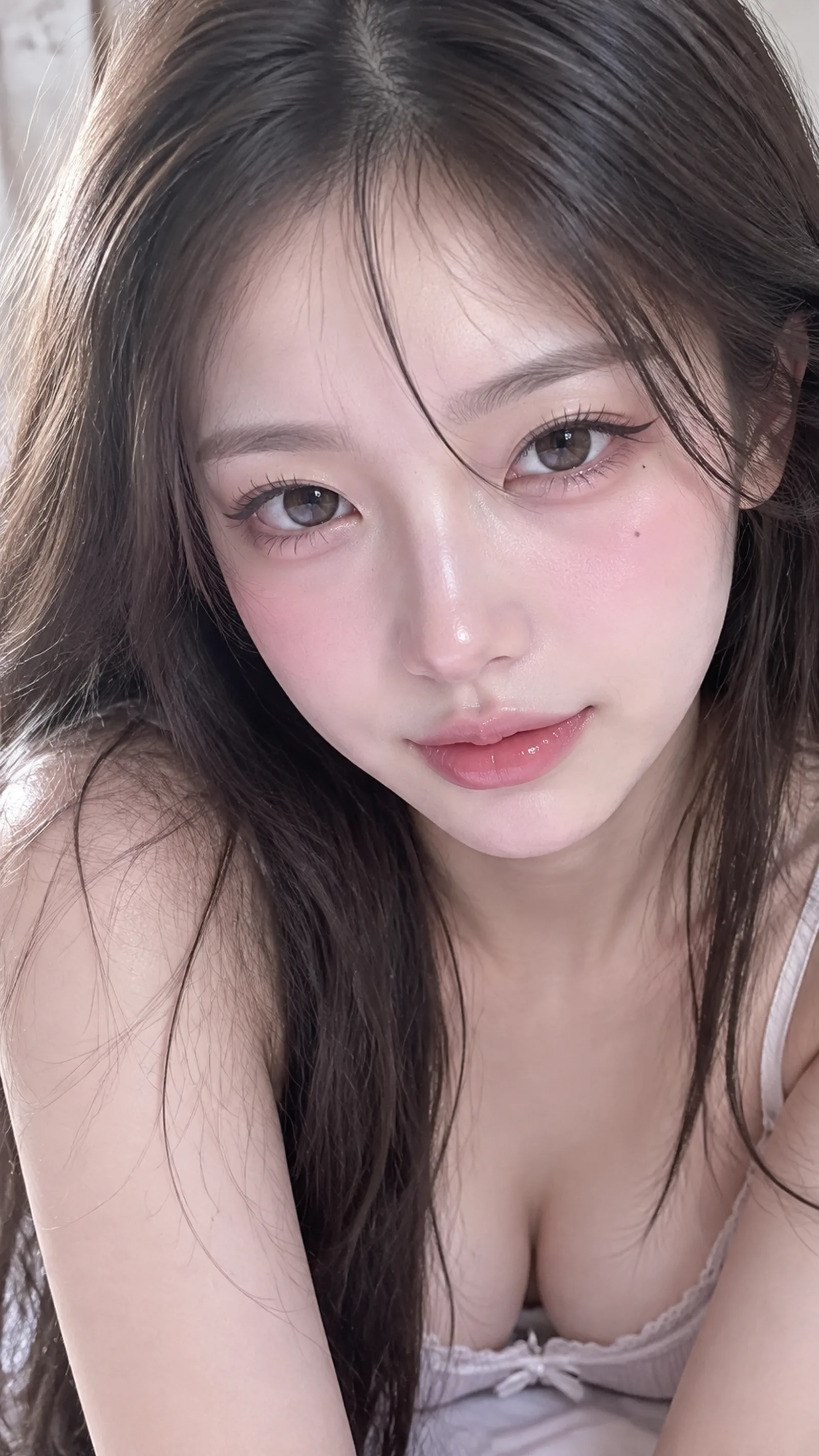 9:16 vertical, photorealistic beauty por