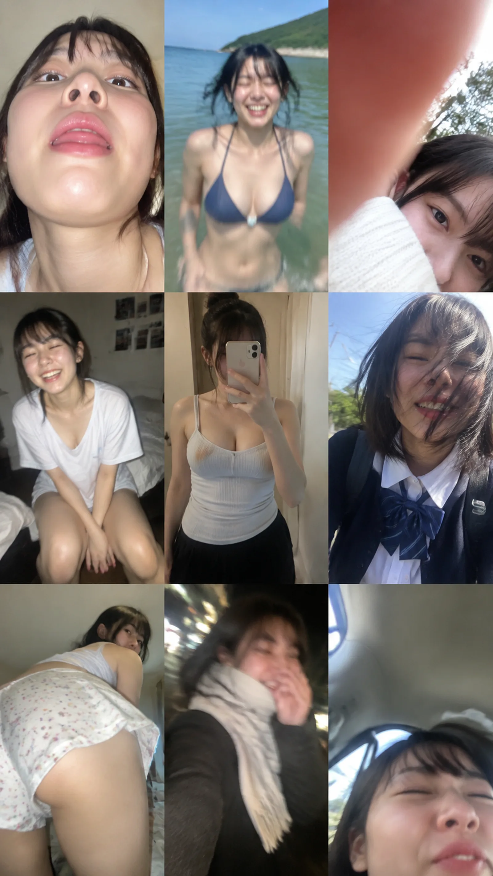 「素人の失敗写真の数々、3x3、9:16」