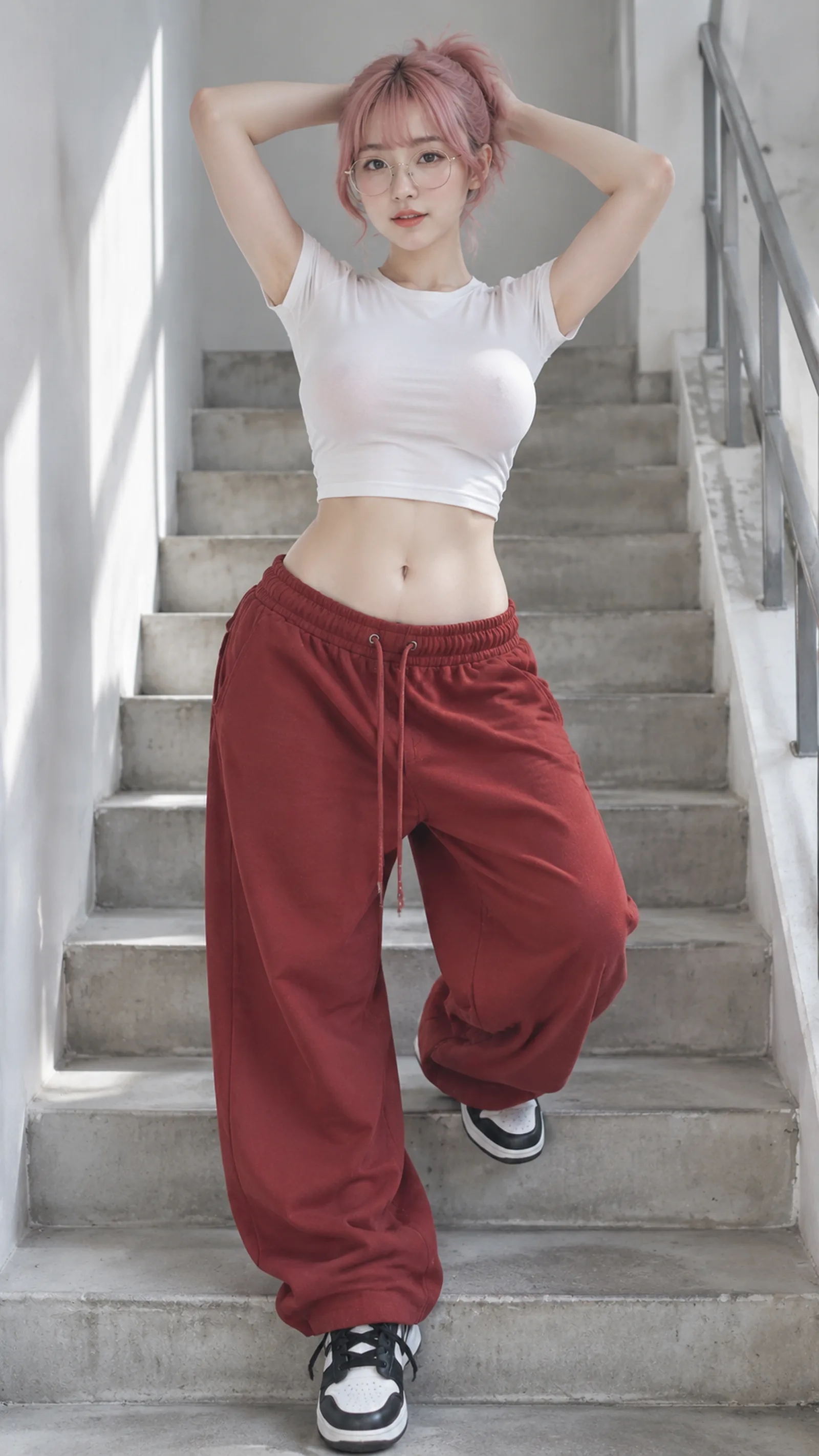 Title: Urban Stairwell Editorial