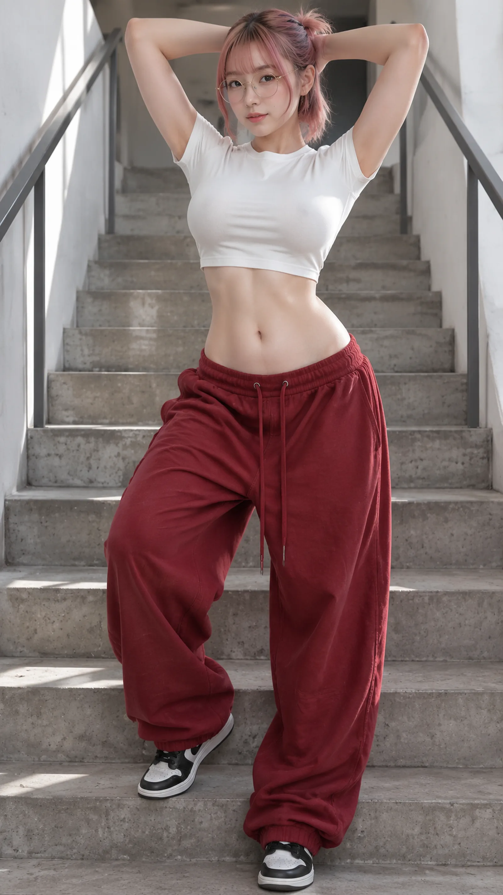 Title: Urban Stairwell Editorial