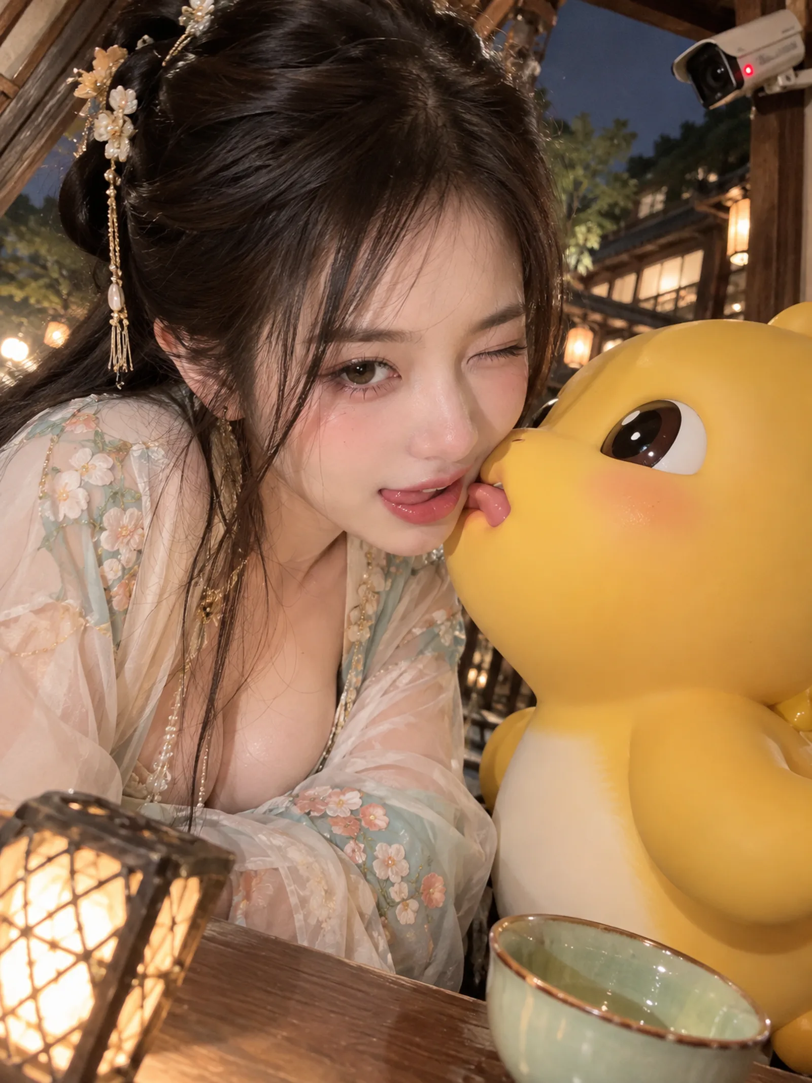 宋式美学女神 × 奶龙 × CCTV × 约会 × 俏皮暧昧张力 × iPhon