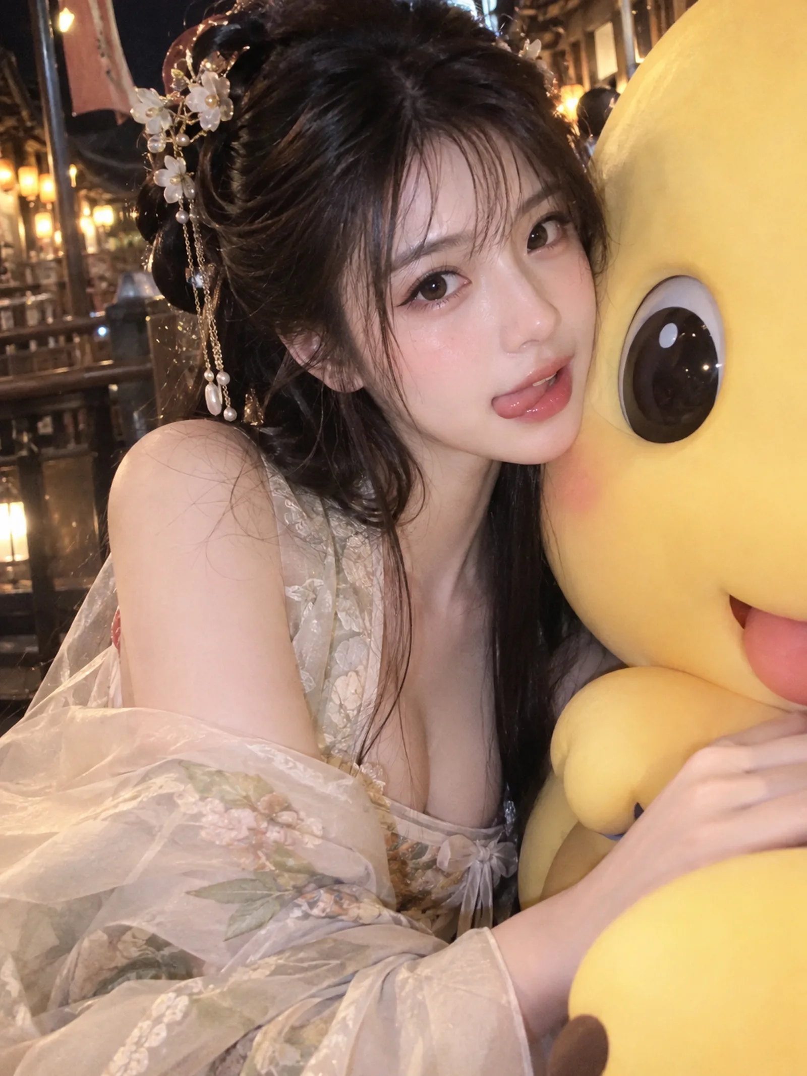 宋式美学女神 × 奶龙 × CCTV × 约会 × 俏皮暧昧张力 × iPhon
