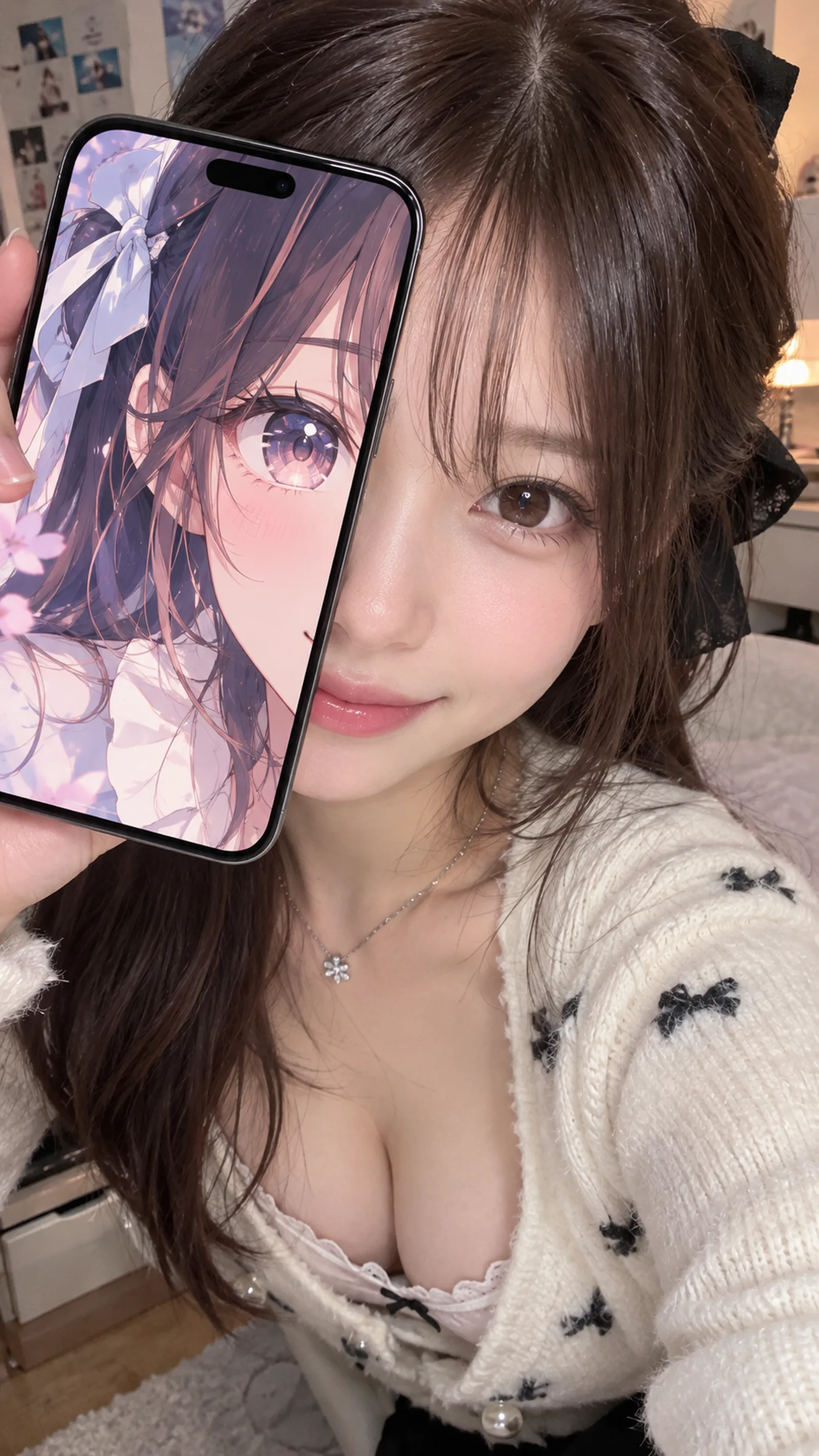 縦9:16の超写実写真。