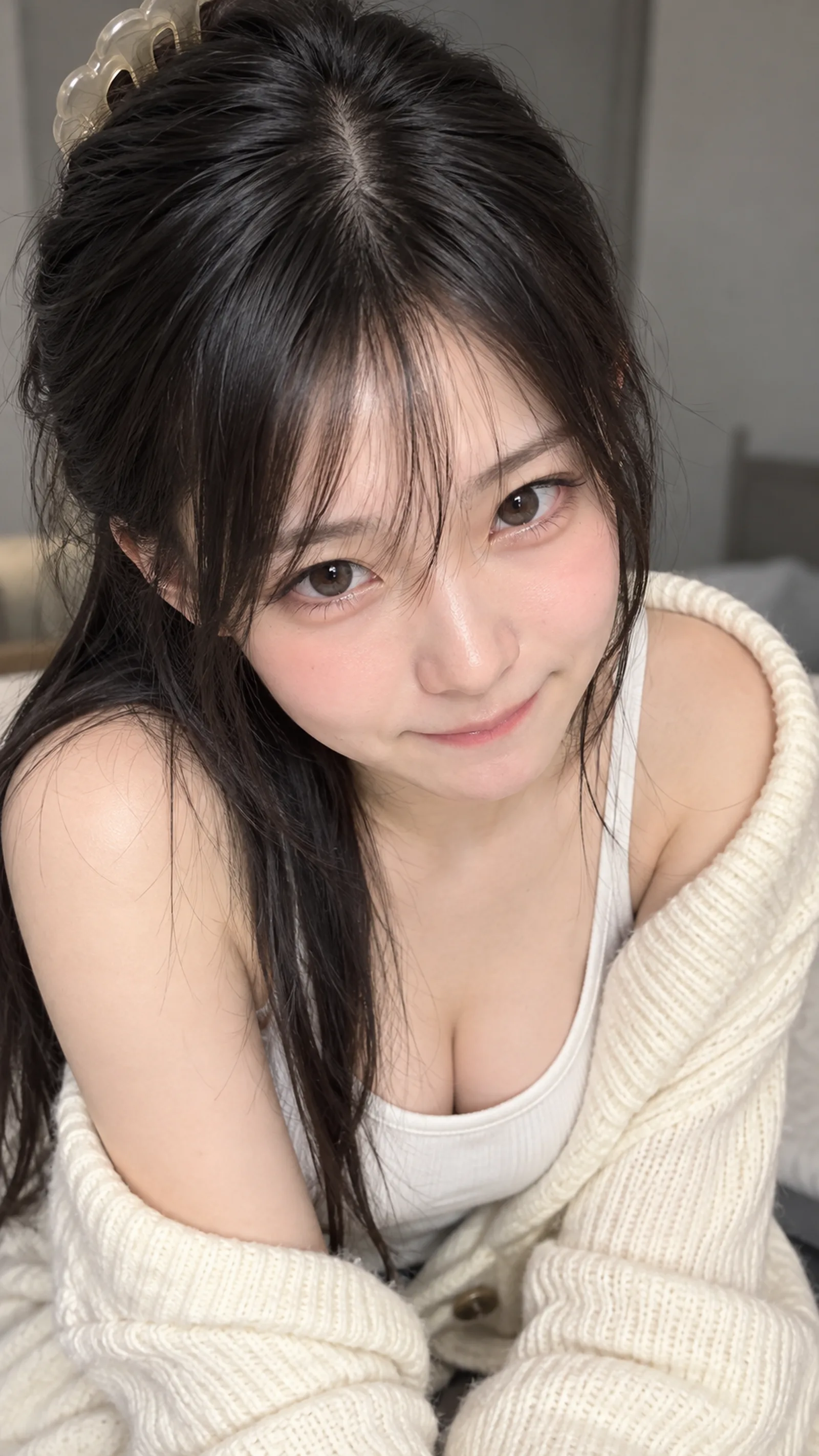 9:16 close chest-up portrait of an East 