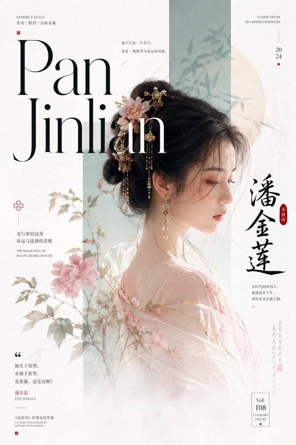 清透留白杂志封面式编辑感排版