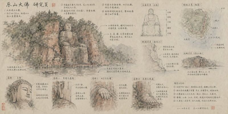 建筑师手绘研究页：松弛速写式建筑知识图鉴